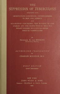 The suppression of tuberculosis
