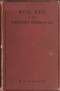 Evil eye in the western Highlands book cover