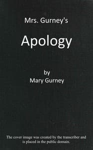 Mrs. Gurney's apology book cover