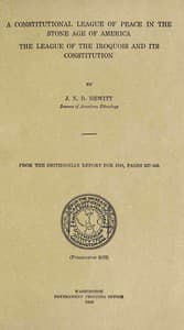 A constitutional league of peace in the stone age of America book cover