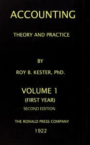 Accounting theory and practice, Volume 1 (of 3)