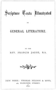 Scripture texts illustrated by general literature