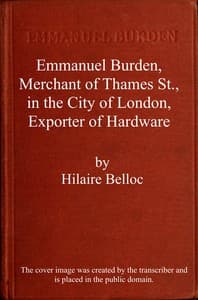 Emmanuel Burden, merchant, of Thames St., in the city of London, exporter of hardware book cover