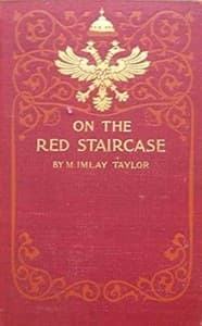On the red staircase