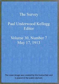 The Survey, volume 30, number 7, May 17, 1913 book cover