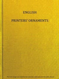 English printers' ornaments
