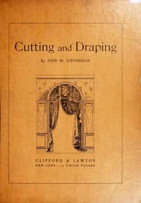Cutting and draping book cover
