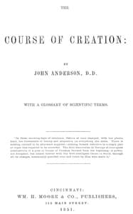 The course of creation book cover