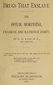 Drugs that enslave book cover