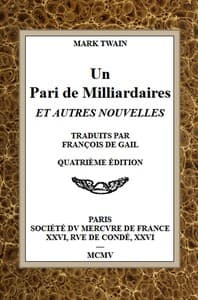 Un pari de milliardaires et autres nouvelles book cover