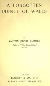 A forgotten Prince of Wales