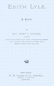 Edith Lyle book cover