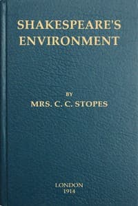 Shakespeare's environment book cover