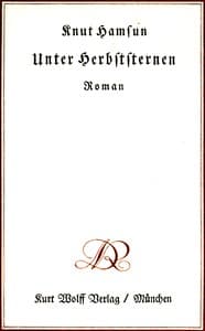 Unter Herbststernen book cover