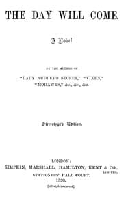 The day will come book cover