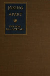 Joking apart book cover