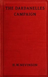 The Dardanelles campaign book cover