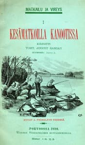 Kesämatkoilla kanootissa