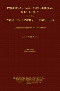 Political and commercial geology and the world's mineral resources