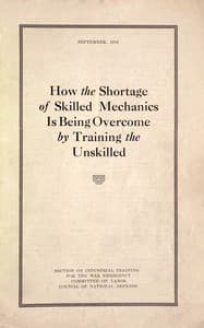 How the shortage of skilled mechanics is being overcome by training the unskilled