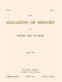 The magazine of history with notes and queries, Vol. I, No. 4, April 1905 book cover