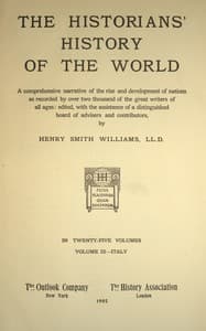 The historians' history of the world in twenty-five volumes, volume 09
