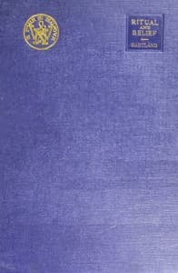 Ritual and belief book cover