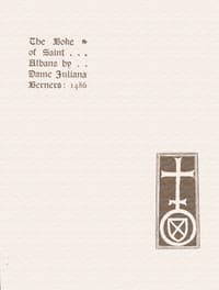 The boke of Saint Albans book cover