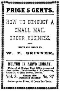 How to conduct a small mail order business