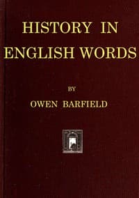 History in English words