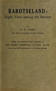 Barotseland book cover