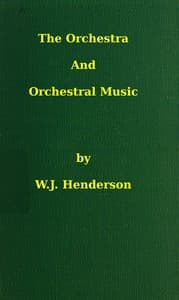 The orchestra and orchestral music
