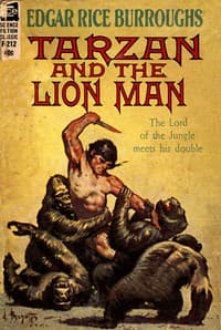 Tarzan and the Lion Man book cover