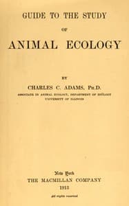 Guide to the study of animal ecology book cover