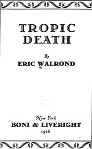 Tropic death book cover