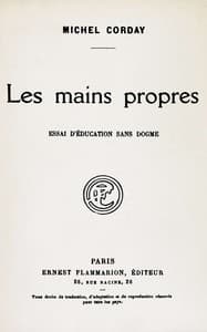 Les mains propres