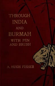 Through India and Burmah with pen and brush book cover