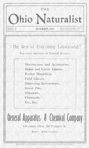 The Ohio Naturalist, vol. II, no. 2, December, 1901 book cover