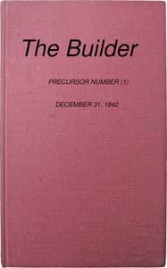 The Builder, No. 1, December 31, 1842