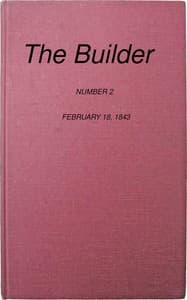 The Builder, No. 2, February 18, 1843