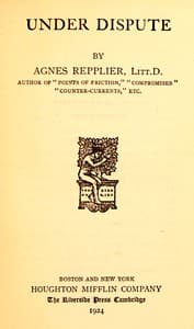 Under dispute