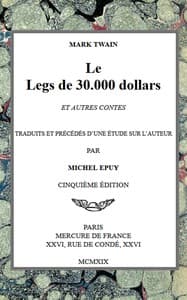 Le Legs de 30.000 dollars et autres contes book cover