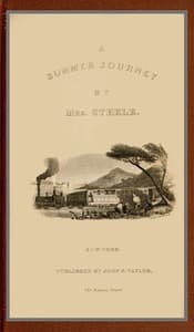 A summer journey in the west book cover