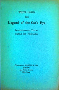 White Lotus, the legend of the cat's eye book cover