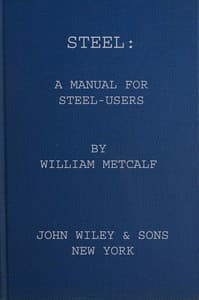 Steel book cover