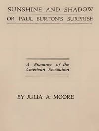 Sunshine and shadow, or, Paul Burton's surprise book cover