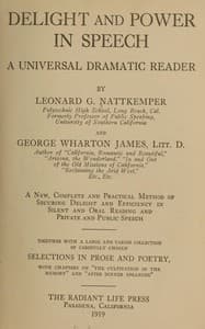 Delight and power in speech book cover