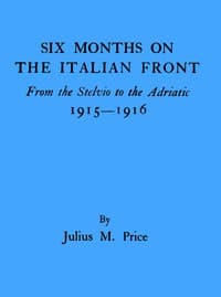 Six months on the Italian front book cover