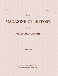 The magazine of history with notes and queries (Vol. I, No. 5, May 1905) book cover