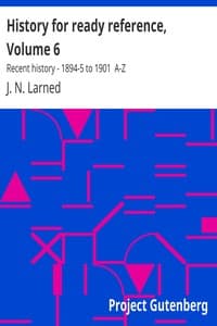 History for ready reference, Volume 6 book cover